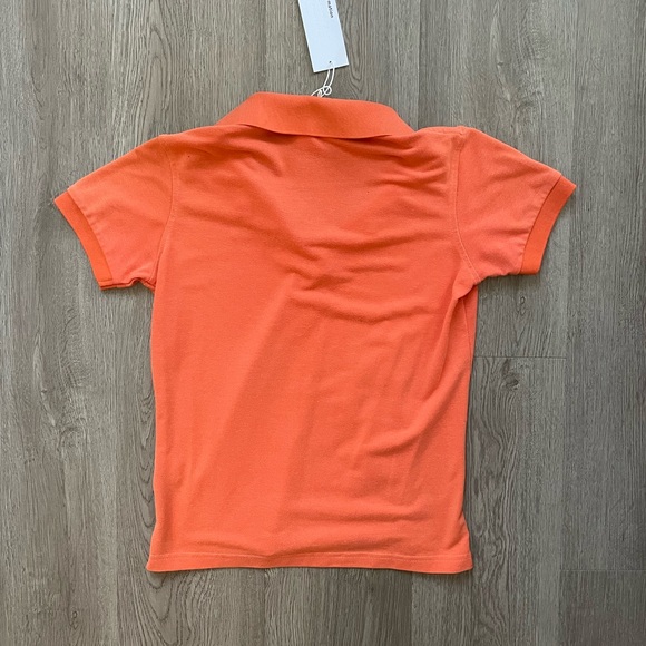 Reformation Vintage Lacoste Orange Polo XS - Picture 2 of 2